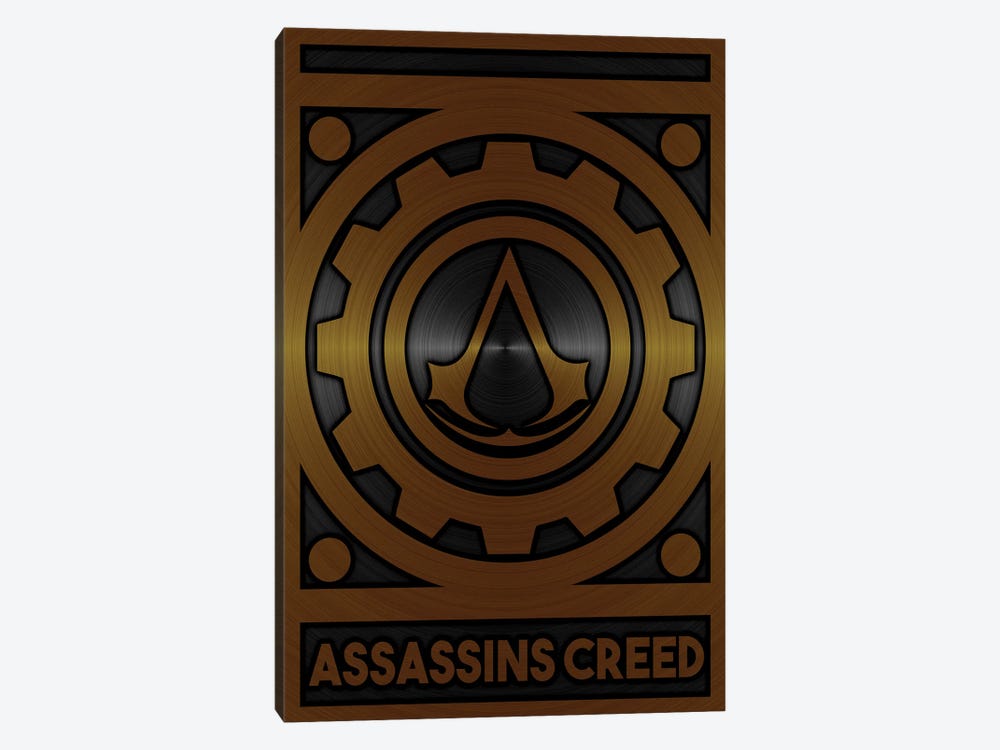 Assassins Creed Gold by Durro Art 1-piece Canvas Print