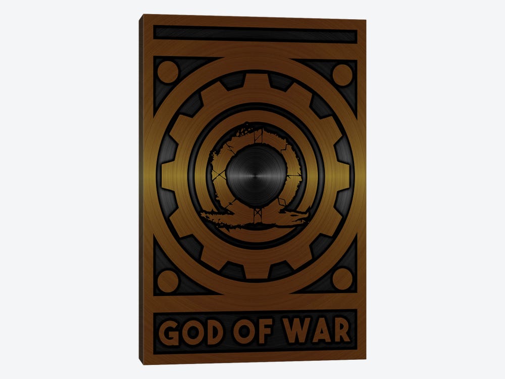 God Of War Gold by Durro Art 1-piece Canvas Print