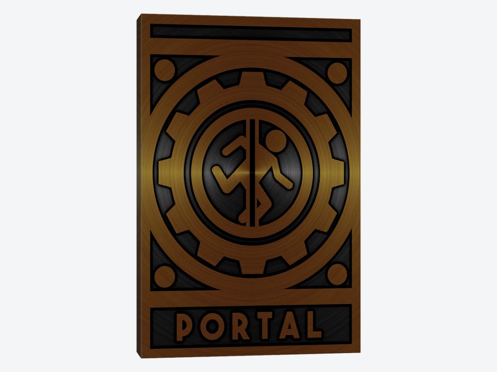 Portal Gold by Durro Art 1-piece Art Print