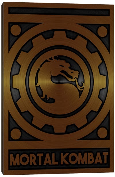 Mortal Kombat Gold Canvas Art Print - Mortal Kombat