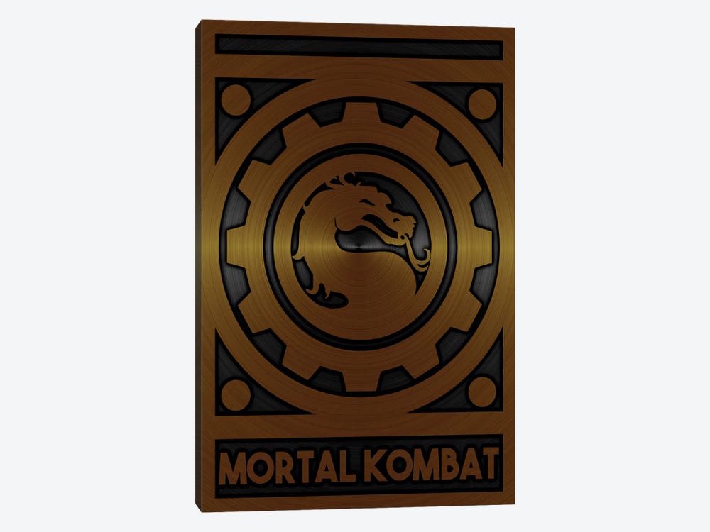 Mortal Kombat Gold by Durro Art 1-piece Canvas Artwork