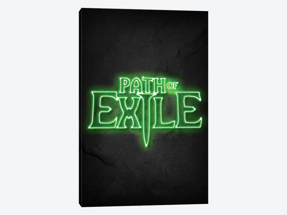 Path Of Exile Green Neon by Durro Art 1-piece Canvas Art