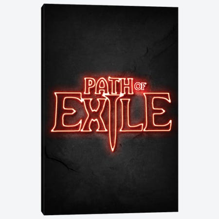 Path Of Exile Neon Canvas Print #DUR735} by Durro Art Canvas Wall Art