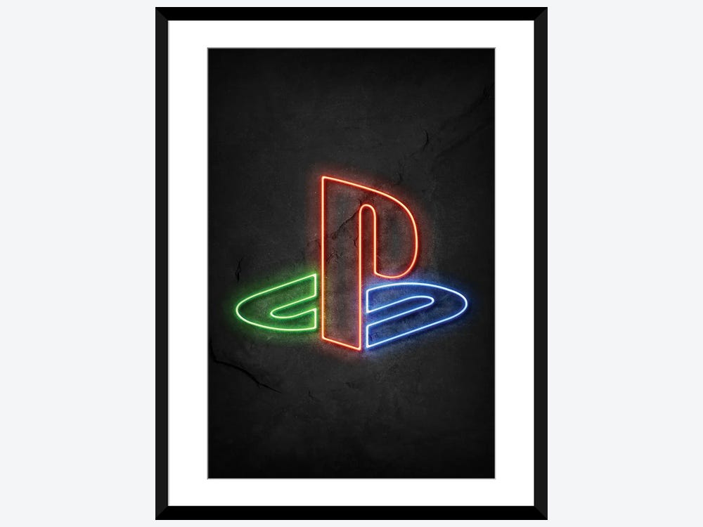 PlayStation Classic Logo man cave lights | PlayStation sign for gaming room  deco