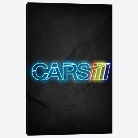 Project Cars Neon Canvas Print #DUR741} by Durro Art Canvas Art