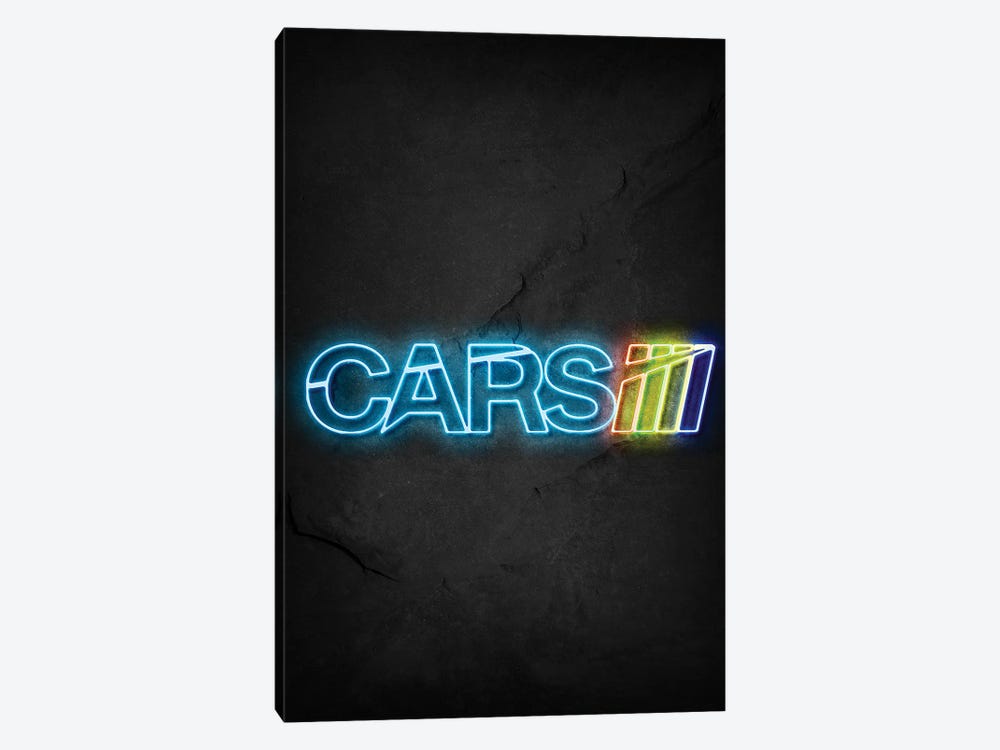 Project Cars Neon by Durro Art 1-piece Canvas Artwork