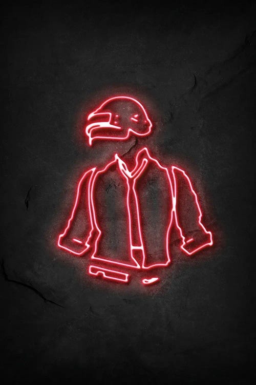 Pubg Soldier Red Neon