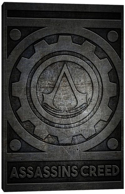 Aassassins Creed Metal Canvas Art Print - Assassin's Creed