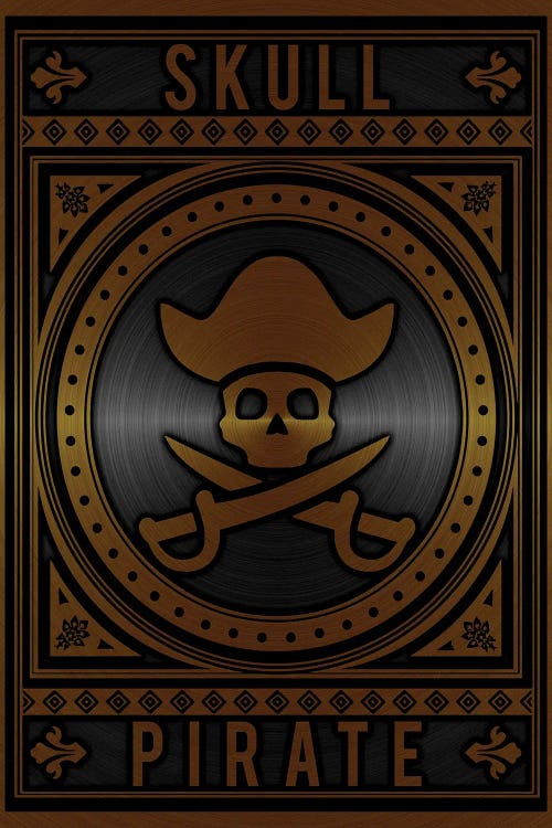 Skull Pirate Golden