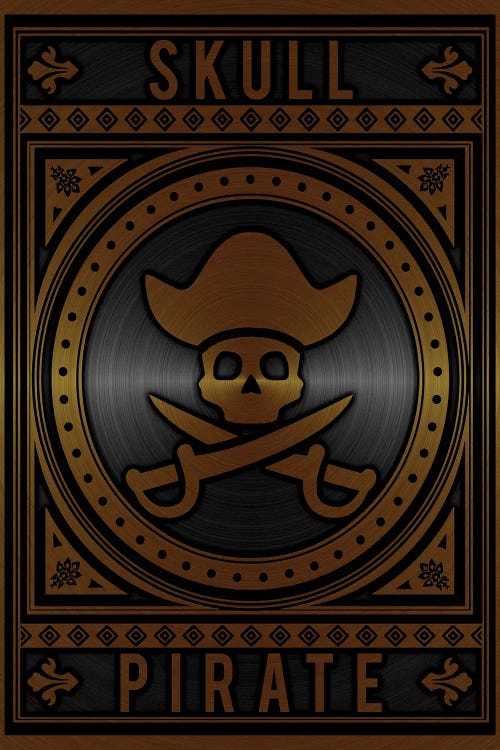 Skull Pirate Golden