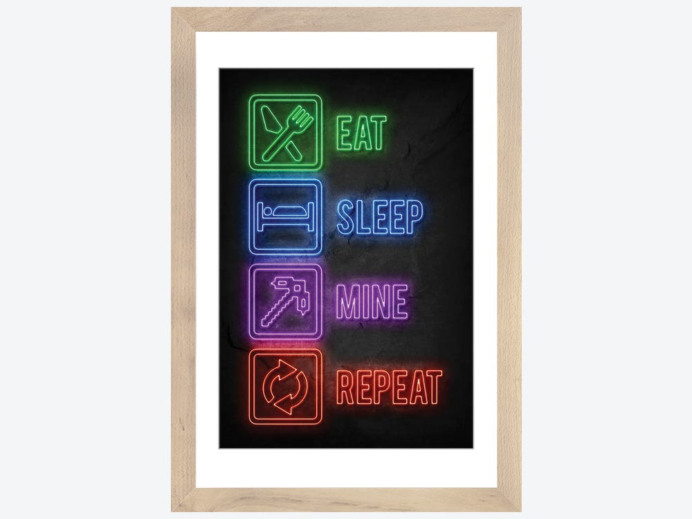 Eat Sleep DRINK Repeat | Art Board Print