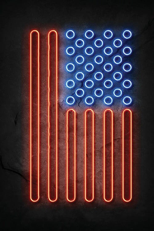 American Flag II Neon