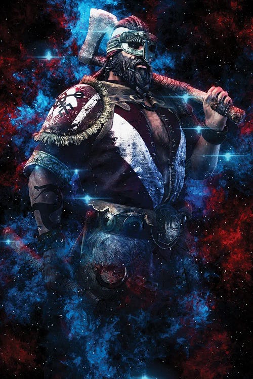 Berserker Nebula by Durro Art wall art