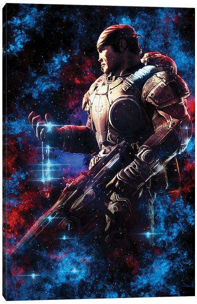 Gears Of War Nebula Canvas Art Print - Gears Of War