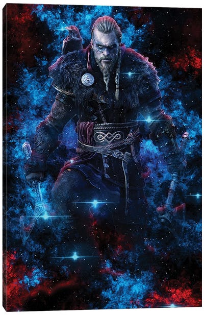 Valhalla Nebula Canvas Art Print - Assassin's Creed