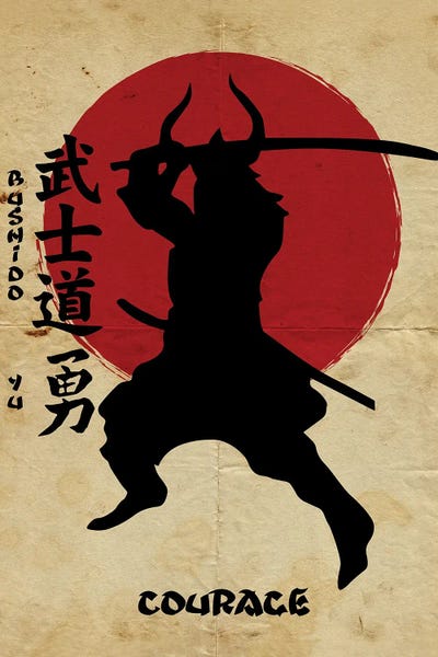 Samurai: Bushido Courage by Durro Art