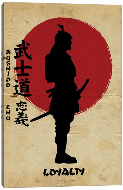 Bushido Loyalty Canvas Art Print - Warrior Art
