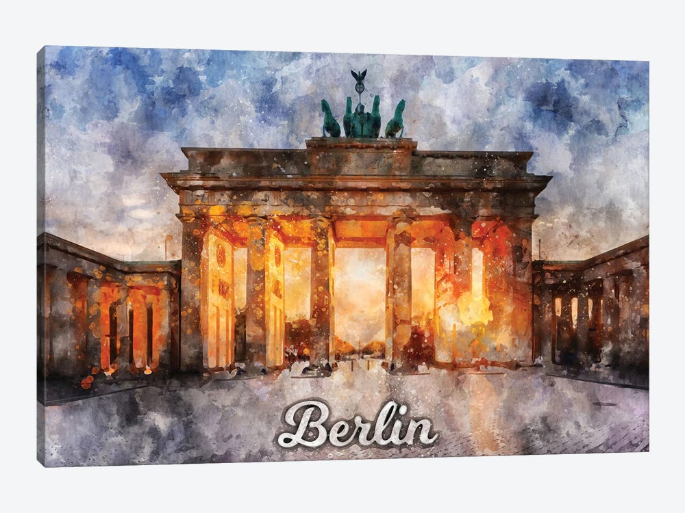Berlin by Durro Art 1-piece Canvas Art
