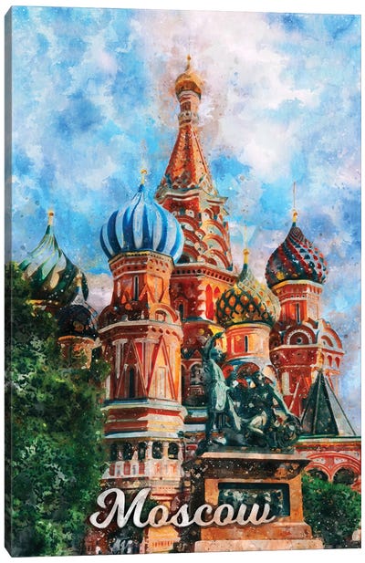Moscow Canvas Art Print - Russia Art