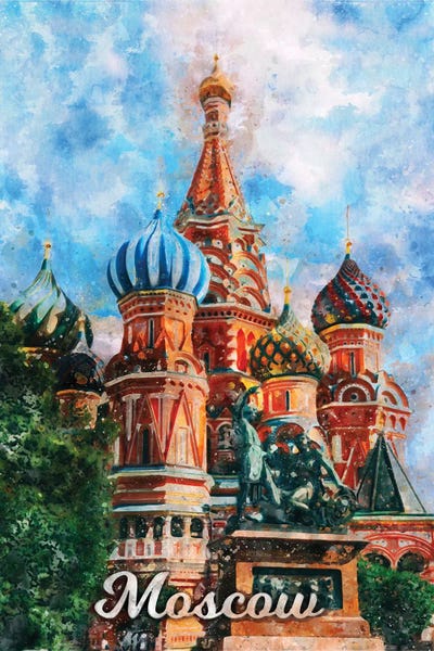 Moscow: Moscow by Durro Art