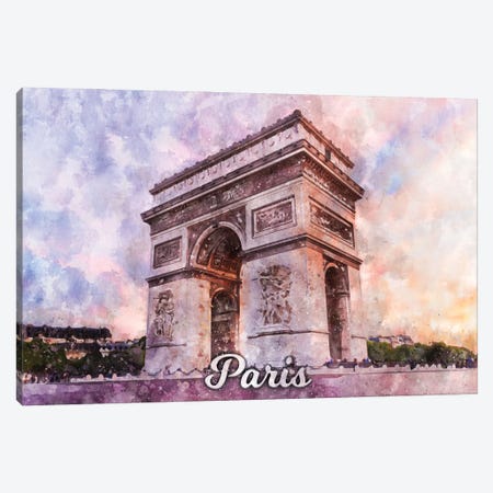 Paris II Canvas Print #DUR843} by Durro Art Canvas Art Print