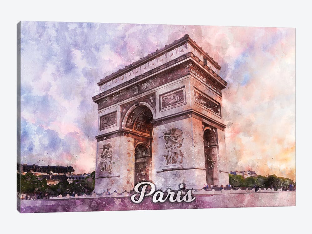 Paris II by Durro Art 1-piece Canvas Wall Art