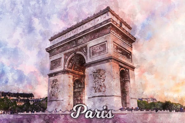 Arc de Triomphe: Paris II by Durro Art