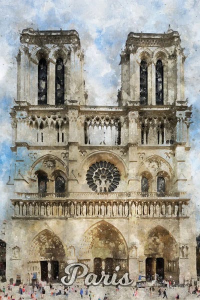 Paris III by Durro Art canvas print
