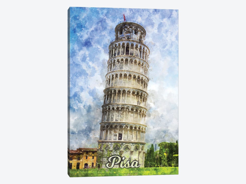 Pisa by Durro Art 1-piece Canvas Print
