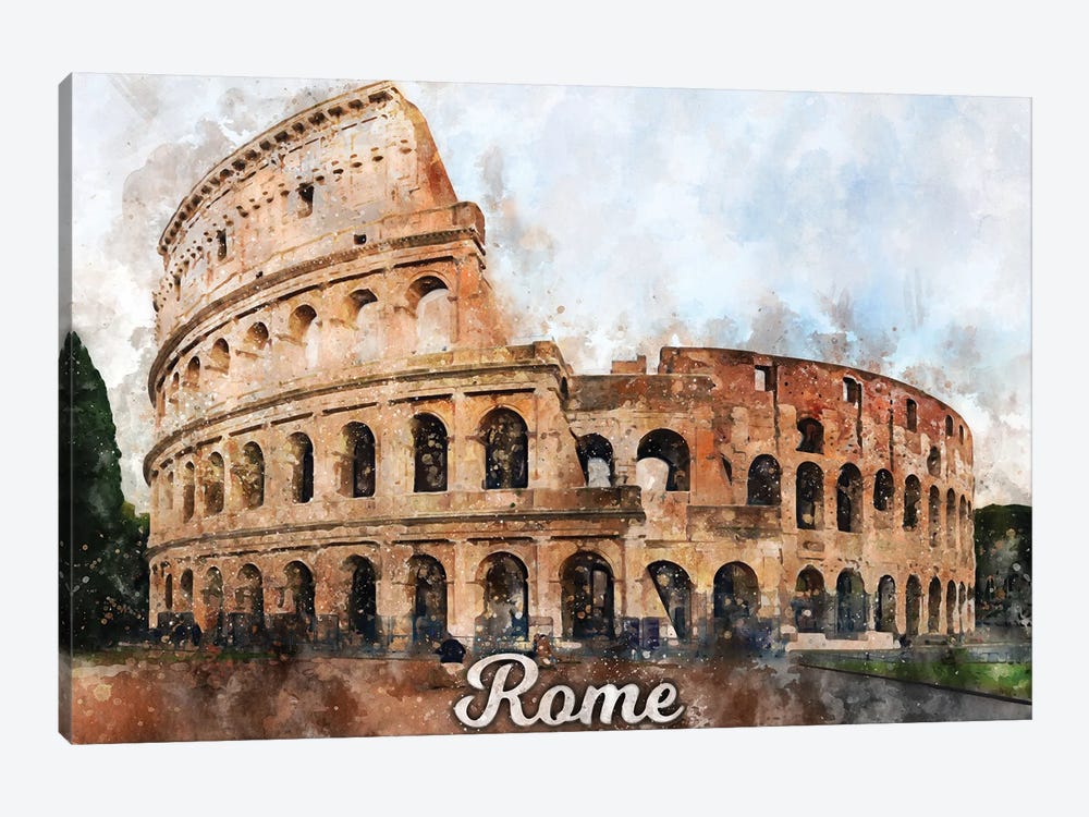 Rome by Durro Art 1-piece Canvas Wall Art