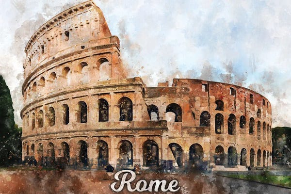 The Colosseum: Rome by Durro Art