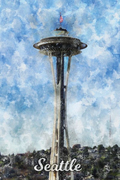 Space Needle: Seattle by Durro Art