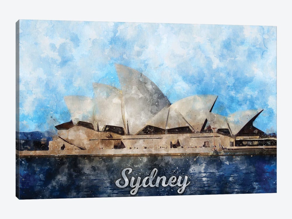 Sydney by Durro Art 1-piece Canvas Wall Art