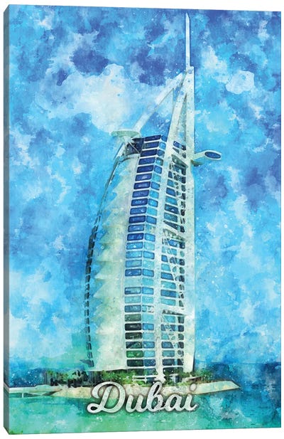 Dubai Canvas Art Print - United Arab Emirates Art
