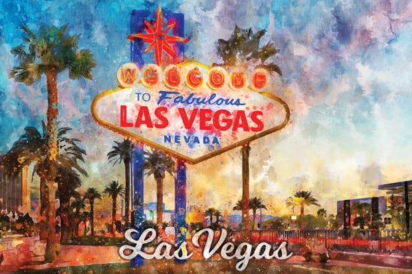 Signs: Las Vegas by Durro Art