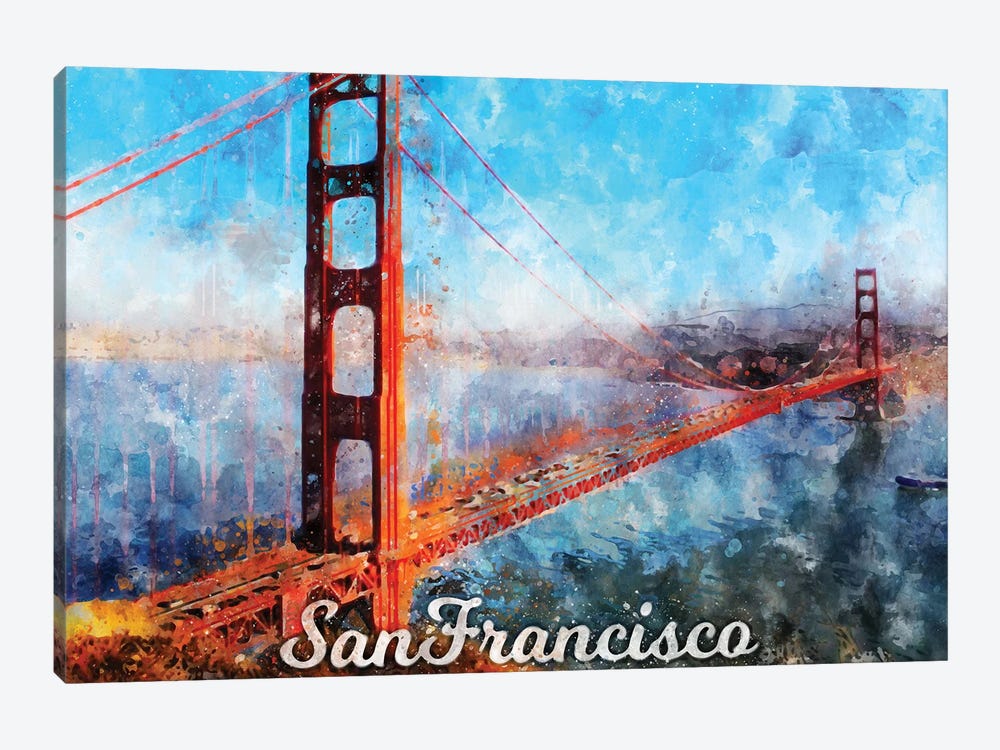 San Francisco by Durro Art 1-piece Art Print