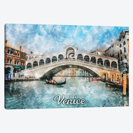 Venice Canvas Print #DUR854} by Durro Art Canvas Art Print