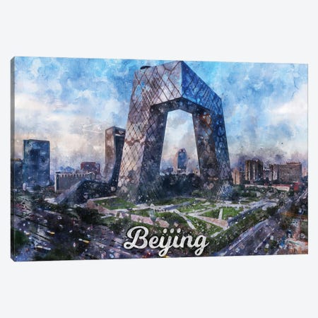 Beijing Canvas Print #DUR855} by Durro Art Canvas Art Print