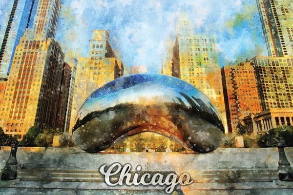 Cloud Gate (The Bean): Chicago by Durro Art