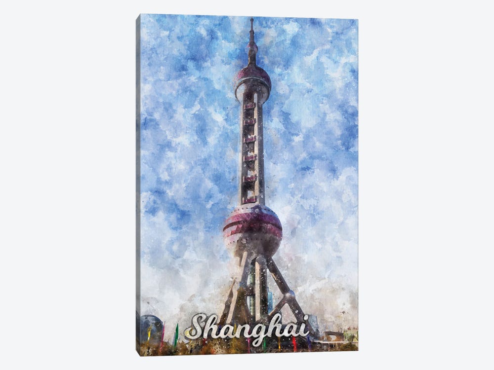 Shanghai by Durro Art 1-piece Canvas Art