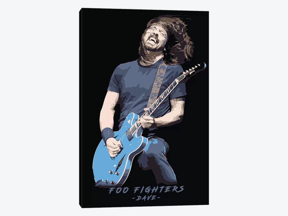 Foo Fighters Dave by Durro Art 1-piece Canvas Art
