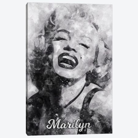 Marilyn III Watercolor Canvas Print #DUR887} by Durro Art Canvas Wall Art