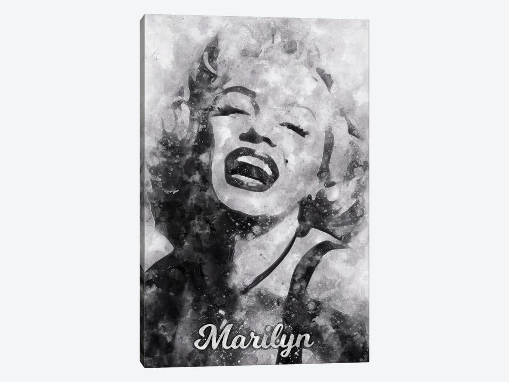 Marilyn III Watercolor by Durro Art 1-piece Canvas Wall Art