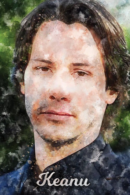 Keanu Watercolor