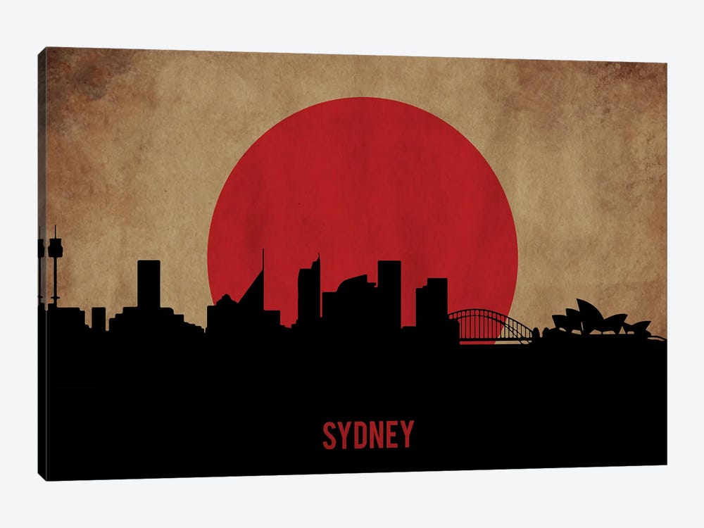 Sydney Skyline by Durro Art 1-piece Art Print