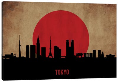 Tokyo Skyline Canvas Art Print - Tokyo Art