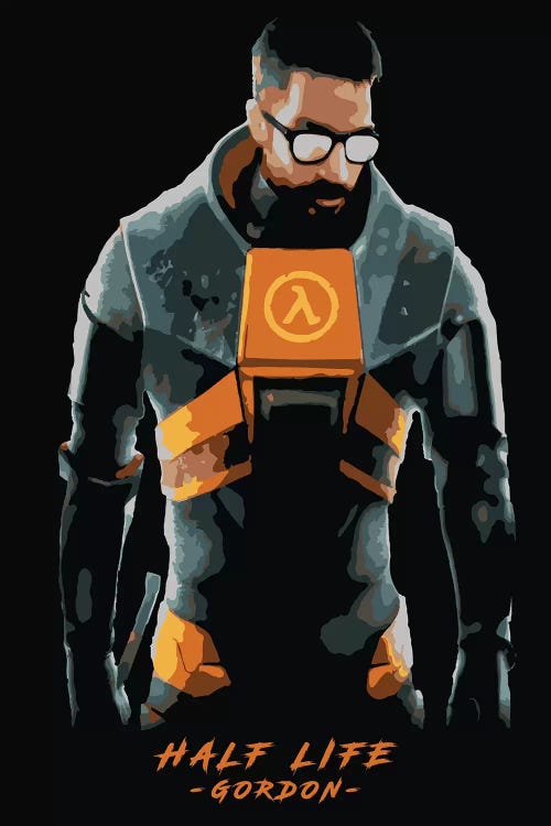 Half Life Gordon by Durro Art wall art