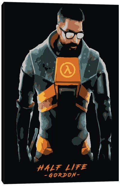 Half Life Gordon Canvas Art Print - Other Video Game Characters