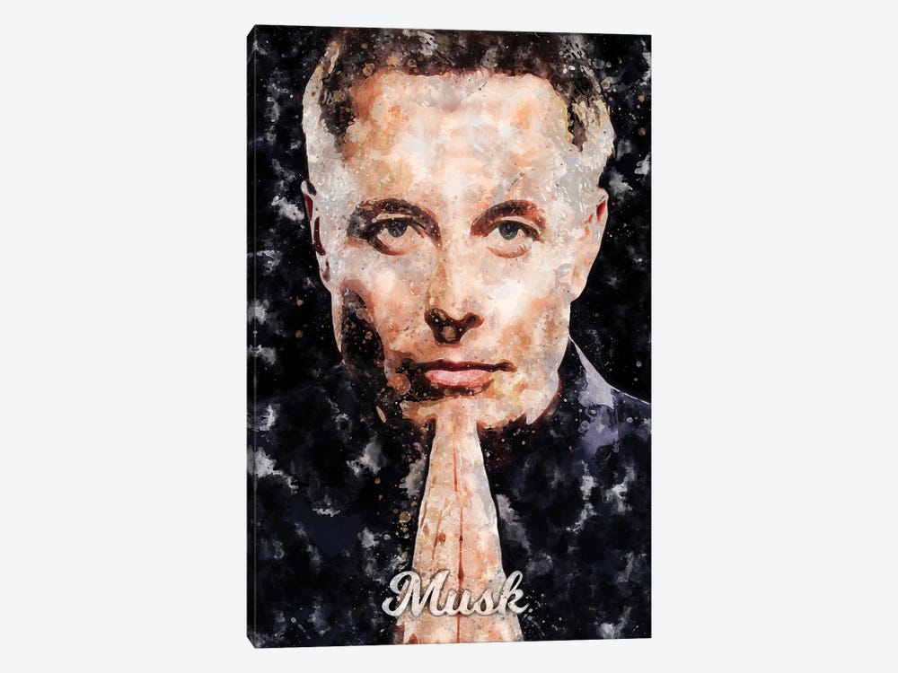 Musk Watercolor by Durro Art 1-piece Canvas Print
