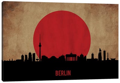 Berlin Skyline Canvas Art Print - Berlin Art